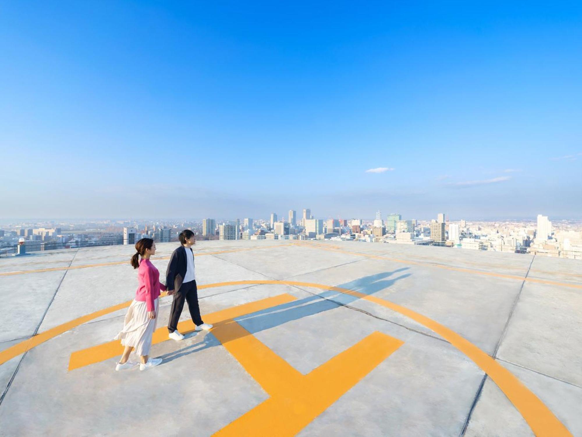 Sapporo Prince Hotel المظهر الخارجي الصورة Helipad